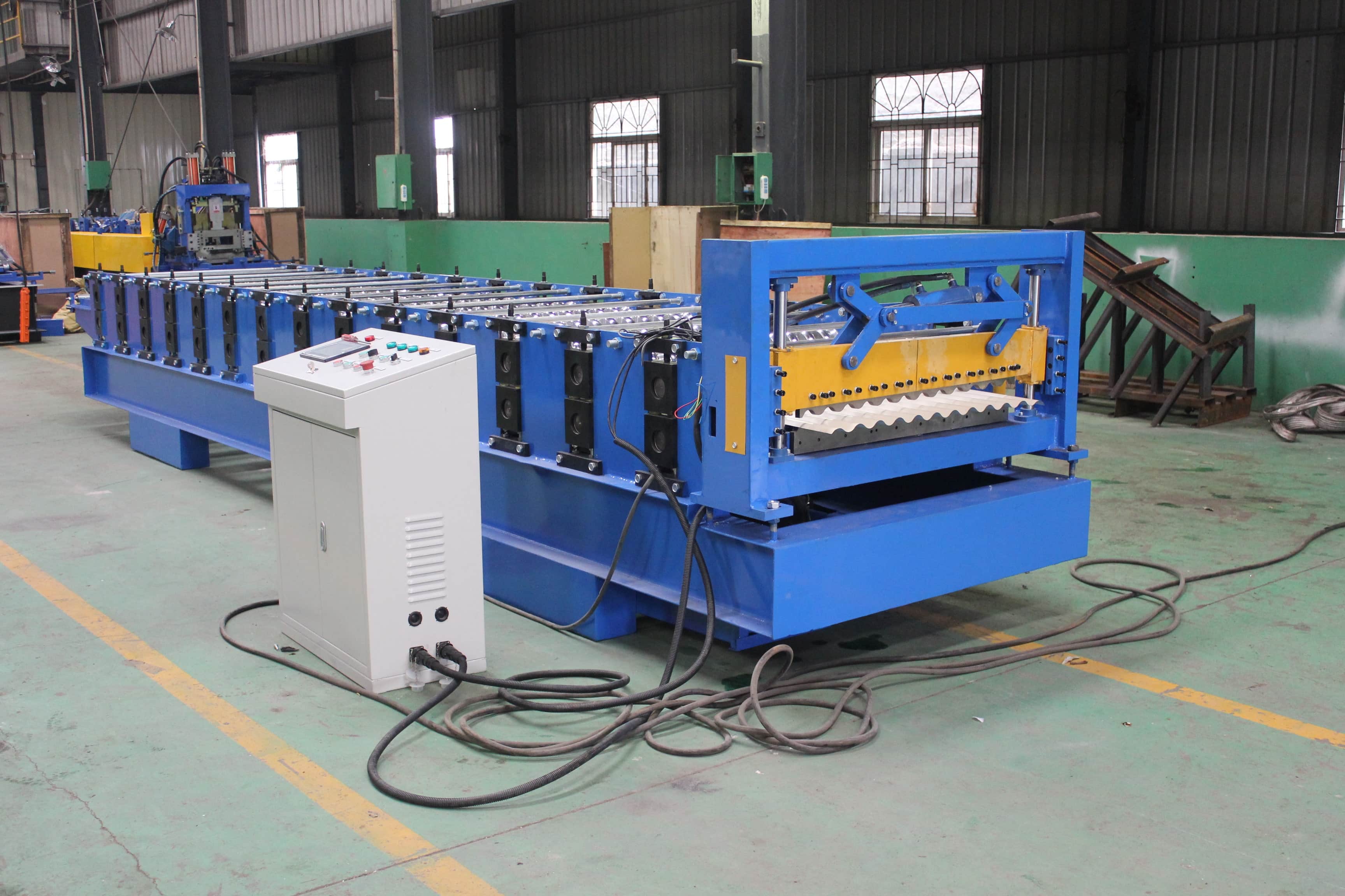 Roll forming. Профилегибочная машина. Оборудование для производства гофротруб. Forming Machine. Станок для изготовления гофры.