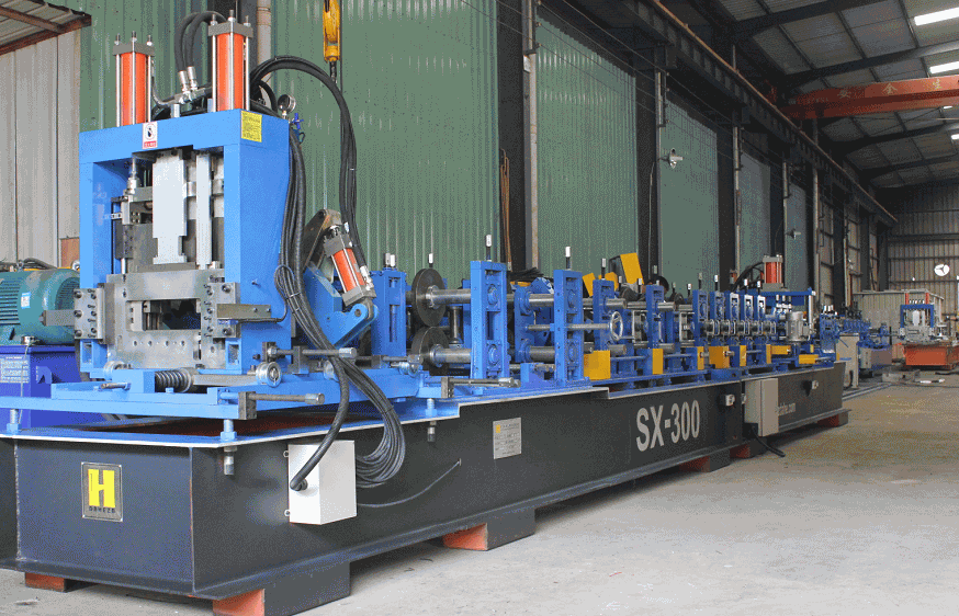 Post Punch Automatic C/Z Purlin Roll Forming Machine SX10